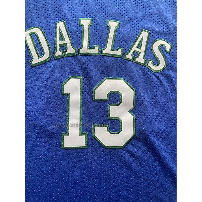 Camiseta Nino Dallas Mavericks Steve Nash #13 Mitchell & Ness 1998-99 Azul
